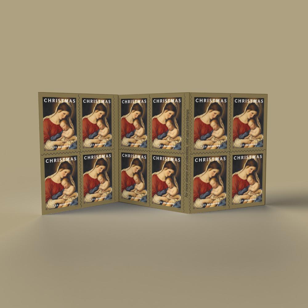 Christmas Madonna and Child Stamps Christmas Madonna and Child Stamps - Image 3