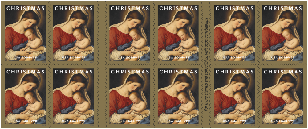 Christmas Madonna and Child Stamps Christmas Madonna and Child Stamps - Image 2