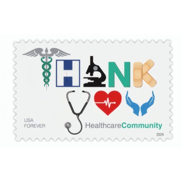 Thank You, Healthcare Community 2024 Stamps Thank You, Healthcare Community 2024 Stamps - Image 1