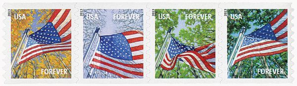 2013 A Flag for All Seasons Stamp(Coil) 2013 A Flag for All Seasons Stamp