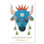 2021 Lunar New Year: Year Of The Ox stamps