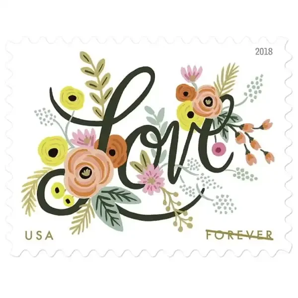 Love Flourishes Stamps Love Flourishes Stamps - Image 1