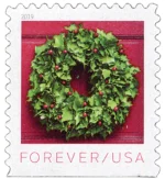 Holiday Wreaths Stamps