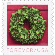 Holiday Wreaths Stamps