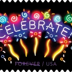 Neon Celebrate Stamps