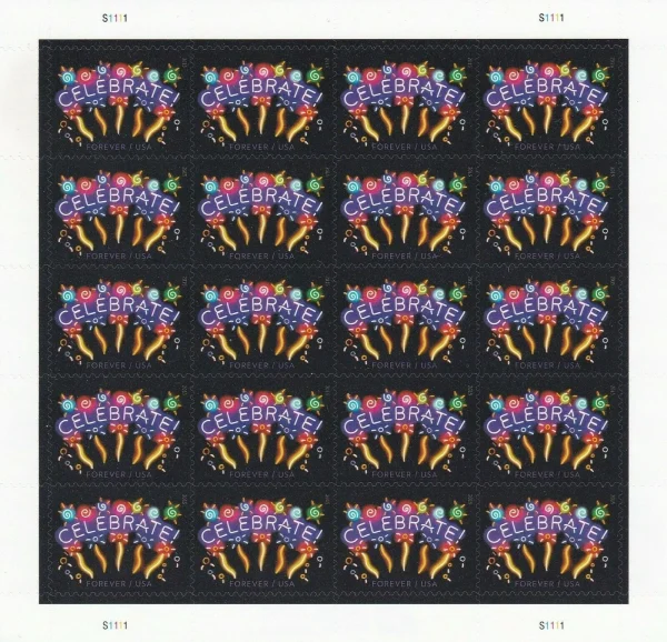 Neon Celebrate Stamps Neon Celebrate Stamps - Image 2