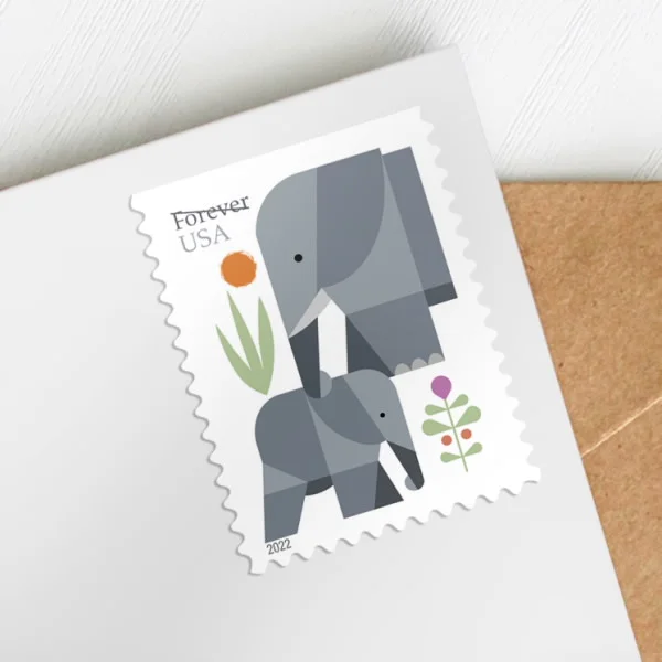 Elephants Stamps Elephants Stamps - Image 4