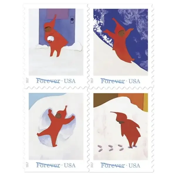 The Snowy Day Stamps The Snowy Day Stamps - Image 1