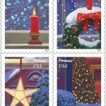 Holiday Windows Stamps