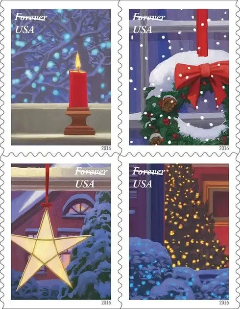 Holiday Windows Stamps Holiday Windows Stamps - Image 1