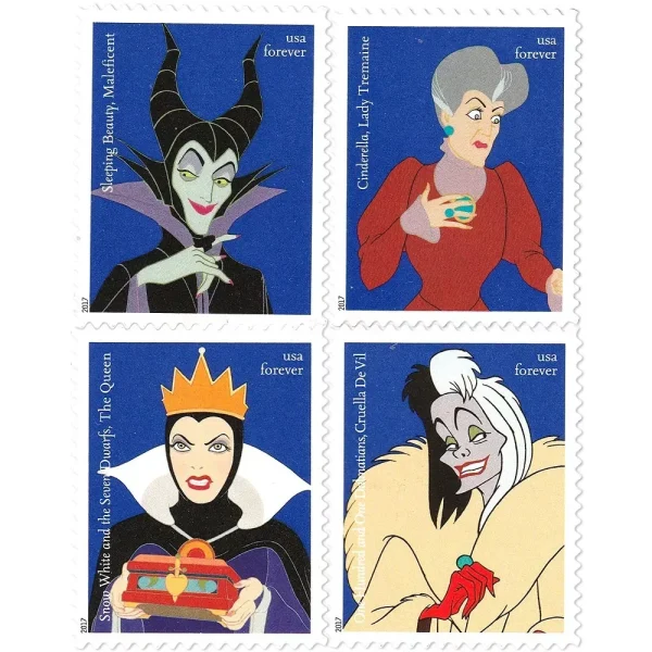 Disney Villains Stamps - Image 1