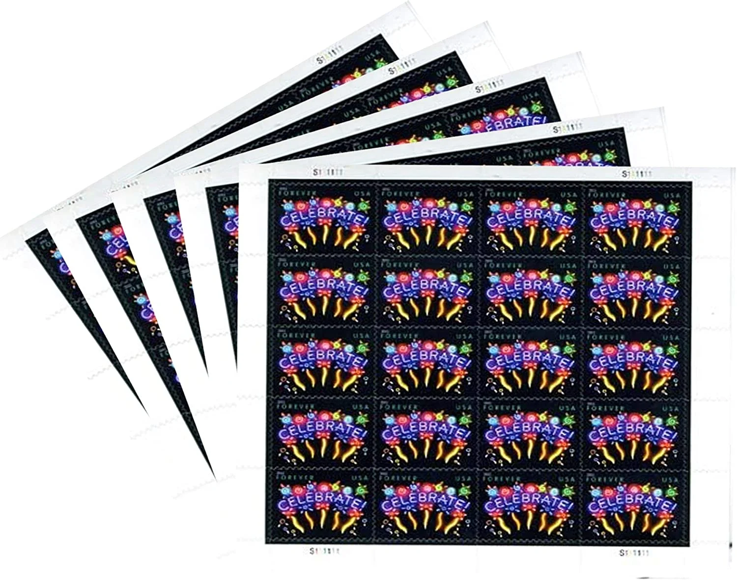 Neon Celebrate Stamps Neon Celebrate Stamps - Image 3
