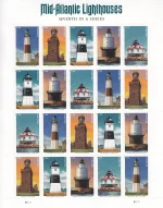 Mid Atlantic Lighthouses Stamps - Image 4
