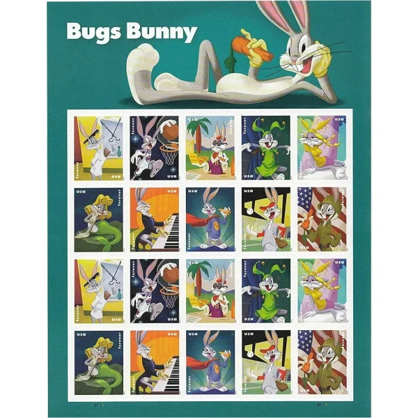 Bugs Bunny Rabbit stamps - Image 3