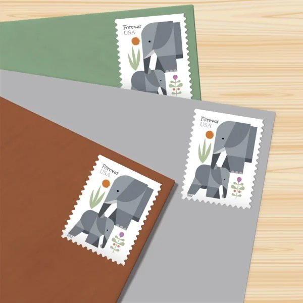 Elephants Stamps Elephants Stamps - Image 3