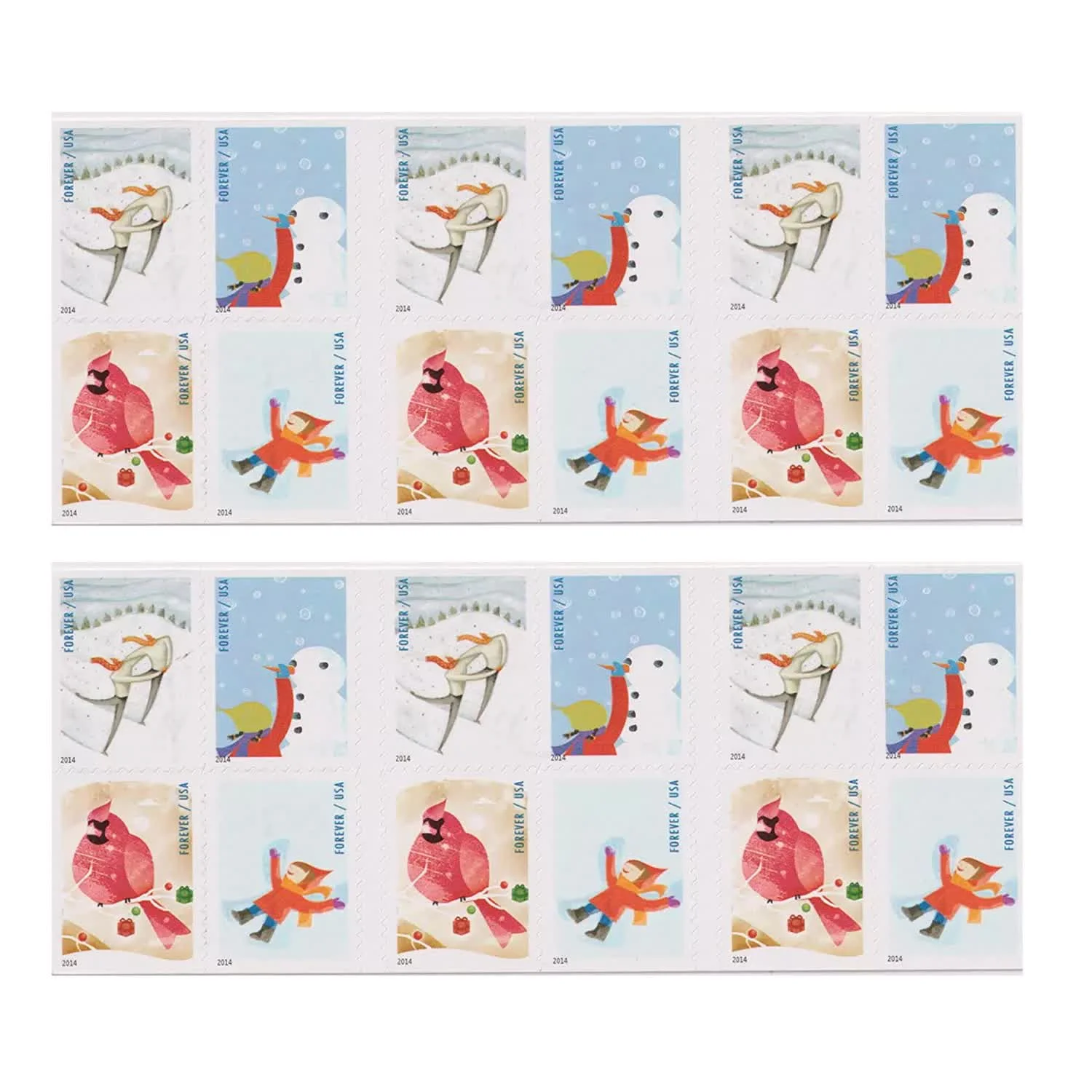 2014 Winter Fun Stamps 2014 Winter Fun Stamps - Image 3