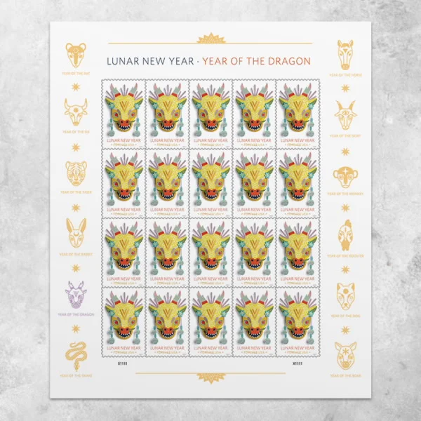 Lunar New Year: Year of the Dragon Stamps Lunar New Year: Year of the Dragon Stamps - Image 4