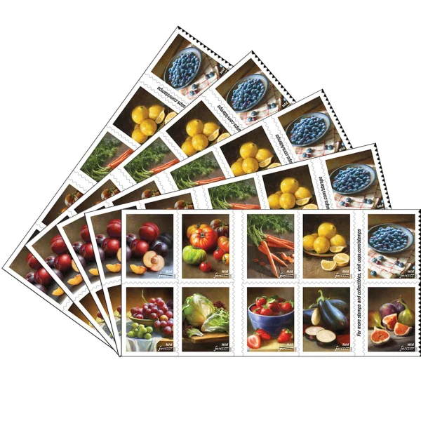 Fruits & Vegetables Stamps Fruits & Vegetables Stamps - Image 4
