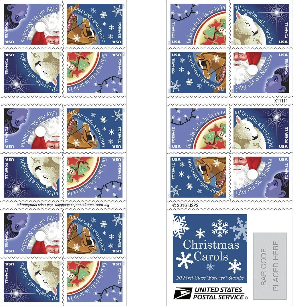 Christmas Carols Stamps Christmas Carols Stamps - Image 3