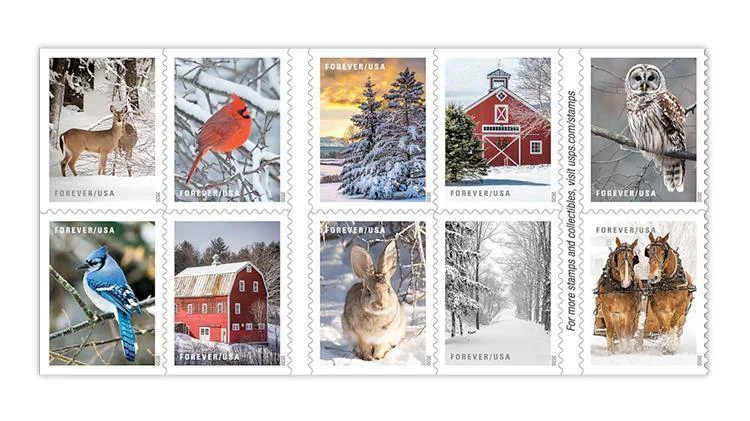 Winter Scenes Stamps Winter Scenes Stamps - Image 3
