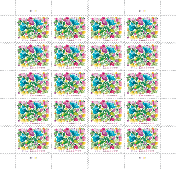 2024 Celebration Blooms Stamps - Image 2