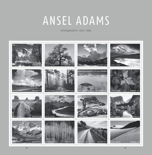 Ansel Adams Framed Stamps - Image 1